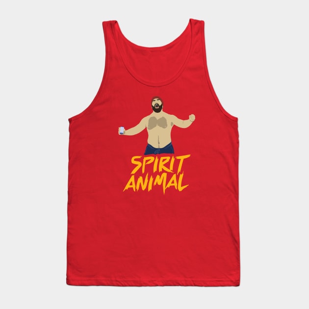 Jason Kelce Chiefs Tank Top by Super Secret Villain